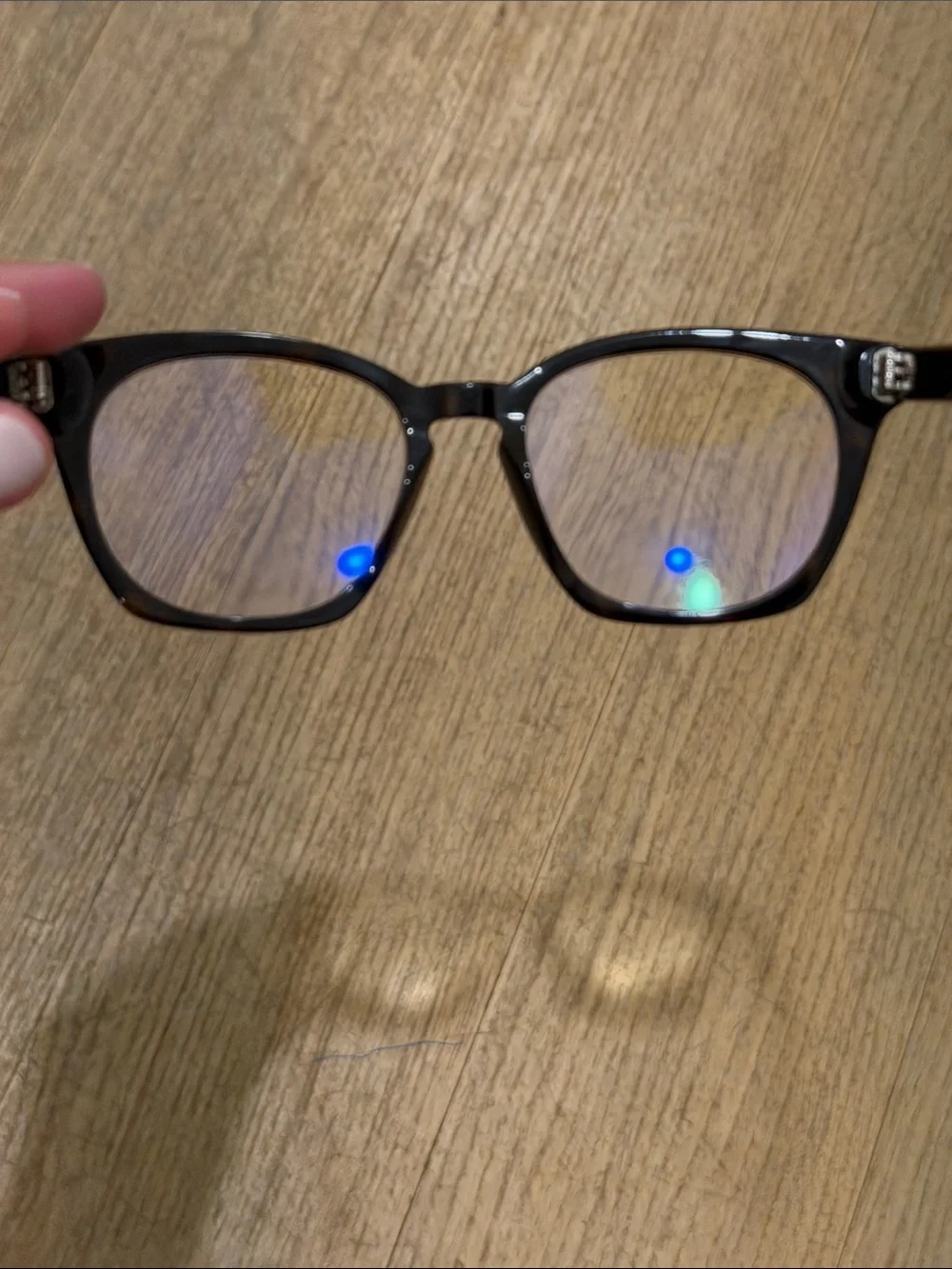 Gucci Tortoiseshell Rectangular Eyeglasses - Picture 6 of 7
